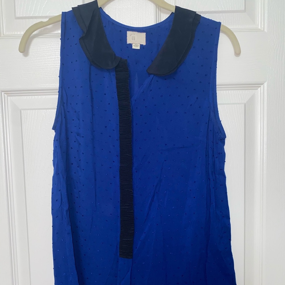 Royal blue top